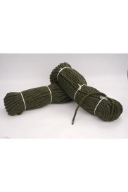 Resim Mefaks Tekstil Makrome & Örgü İpi 8mm 50 Metre | Halat İp Kordon | Supla Runner Servis Altlığı Yapımı | Polyester 