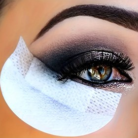 Resim 10/30/40/100 Adet Tek Kullanımlık Kendinden Yapışkanlı Göz Makyaj Etiketleri - Kesintisiz Uygulama için Dokusuz Kumaş Far ve Eyeliner Koruyucular, Profesyoneller ve Başlangıççılar için Makyaj Yardımcısı 