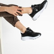 Resim Getcho Nesra Siyah Kadın Spor Ayakkabı Beyaz Kalın Taban Günlük Kullanım Için Rahat Yürüyüş Casual Sneaker 