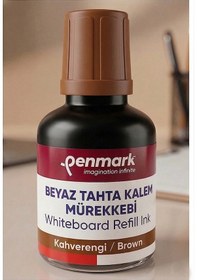 Resim Kahverengi Yazı Tahta Kalemi 3 Adet Ve Yazı Tahta Mürekkebi 30 Ml 1 Adet Doldurulabilir Tahta Kalemi Beyaz Yazı Tahtası 