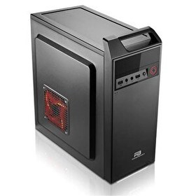 Resim Power Boost VK-B003S 300 W ATX Kulplu Shiny Piano Siyah Bilgisayar Kasası 
