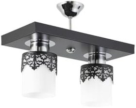 Resim Lambadar Ikili Modern Spor Model Dikdörtgen Tepsi Taçlı Siyah Avize Nocolor-58B4Cf18 Tek Ebat 3502-2Blktac 