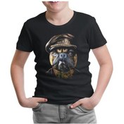 Resim Dog The Police Siyah Çocuk Tshirt 