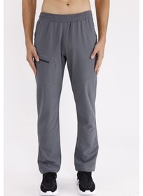 Resim Boncuk Likralı Esnek Yapılı Rahat Kesim Konfor Odaklı Eşofman Altı Grey 