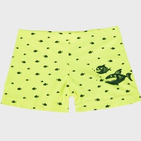 Resim Slipstop Chucky Desenli Lastikli Bel Boxer Mayo Short Erkek Çocuk Mayo Short Sr2631000006 Sarı 