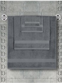 Resim Cotton Arel Pamuk Banyo Havlusu 70x140 Gri 