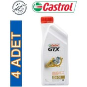 Resim Castrol GTX 20W-50 Motor Yağı 4 x 1 L 