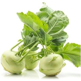 Resim Doğal Geleneksel Yeşil Kohlrabi Alabaş Tohumu 20 Tohum 