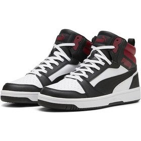Resim Puma Rebound V6 392326-24 Siyah Beyaz Kırmızı Beyaz 