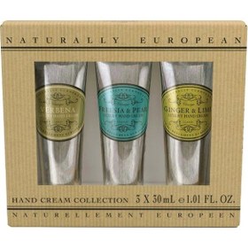 Resim Naturally European Ginger & Lime + Freesia & Pear + Verbena Mini El Kremi Seti 3 x 30 ML 