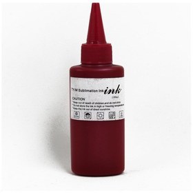 Resim Fast Süblimasyon Kırmızı Şişe Mürekkep 100ml 