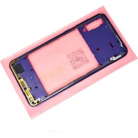 Resim Tkgz Samsung Uyumlu Galaxy A30s A307 Full Kasa Arka Kapak Batarya Kapağı - Mavi Çok Renkli 
