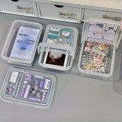 Resim 0.3L/0.5L ABS Flip Şeffaf Saklama Kutusu 