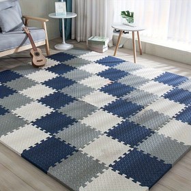 Resim 20'li Geçmeli EVA Köpük Zemin Halıları - Puzzle Yer Döşemesi Fayansları, Kaymaz Yastıklı Oyun Halısı Ev, Spor Salonu, Dış Mekan için - Kolay Bağlama & Sökme, Dayanıklı EVA Köpük Zemin Yatak Odası, Oyun Odası, Antrenman için - Aileler & Evcil Hayvanlar, Evde Spor Salonu Kurulumu için İdeal 