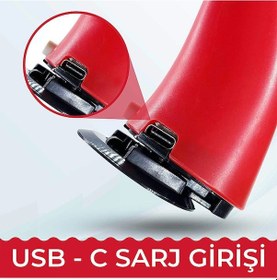 Resim Prohes Ph-346 Işıklı Sarjlı Kask Boynuzu Mavi 