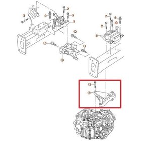 Resim Audi A3 09/12 Şanzuman Bağlantı Kulağı 7 I Leri Dsg 
