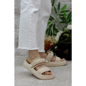 Resim Mehmet Mete Ez0118 Havuz Plaj Deniz Ayakkabısı Rahat Kadın Terlik Sandalet 