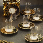 Resim Sandro Moreno 1453 Kariye Gold 12 Parça 6 Kişilik Çay Seti 110 ml 