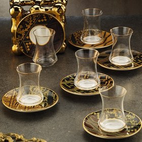 Resim Sandro Moreno 1453 Kariye Gold 12 Parça 6 Kişilik Çay Seti 110 ml 
