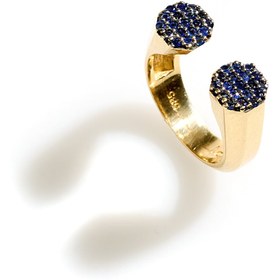 Resim Double Headed Seljuks Sapphire Ring - 15 