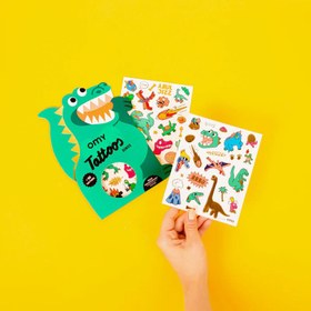 Resim OMY Tattoos Geçici Dövme - Dinos 