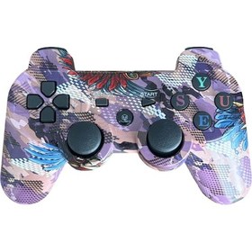 Resim Ps3 Dualshock 3 Kablosuz Joystick Wireless Oyun Kolu Desenli 
