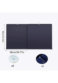 Resim Dashanshop 2 Adet Otomatik Rulo Güneşlik Tüm Araçlar İçin Isıya Dayanıklı Uv Koruyucu Dayanıklı 