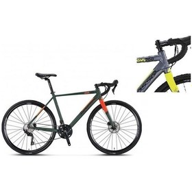 Resim Mosso Gvl700-grx400 Erkek Yarış Bisikleti 580h Hd 28 Jant 20 Vites Antrasıt-lıme Çok Renkli 