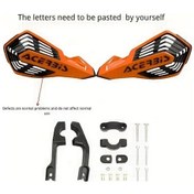 Resim Hightower Ktm Yamaha Honda Exc Crf İçin Evrensel 360 Dönen Kaymaz Siyah Turuncu Motosiklet El Koruyucuları 