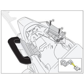 Resim Gıvı 1132kıt Honda Vfr 800 F 14-20 Yan Çanta Taşıyıcı Bağlantı Kıtı Tek Renk 