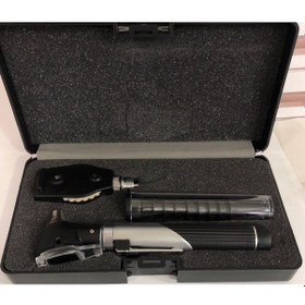 Resim Endostall Fiber Otoskop - Oftalmaskop Eko Set Ledli Beyaz Işik 