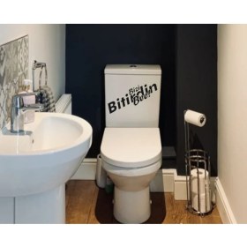 Resim Bitirdi Bizi Bee Klozet Sticker 