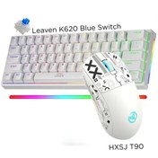 Resim Leaven Levaen K620 Hot-Swap Mekanik Klavye+ HXSJ T90 Kablosuz 3 Modlu Oyuncu Mouse 
