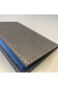 Resim Genel Markalar Romofy Oto Ruhsat Kabı Termo Deri - Araba Ruhsat Kılıfı - Araç Ruhsat Cüzdanı (Gri) 