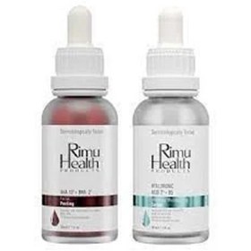 Resim Rimu Health Products Kuru Sivilcelenmeye Meyilli Sivilce ve Siyah Nokta Önlemeye Yardımcı Bakım Seti - Serum 30 ml 2'li + Tonik 200 ml 