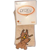 Resim Prox Bej Geyikli Bebek Çorabı 