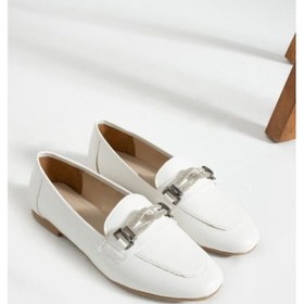 Resim Liya Düğüm Toka Detaylı Rahat Kadın Babet 001 