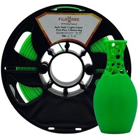 Resim Filamark Pla Plus Filament Açık Yeşil 1.75mm 1kg-4234 