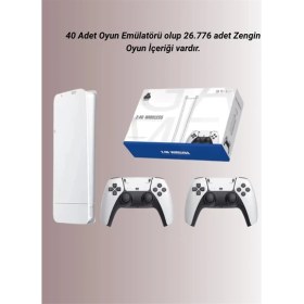 Resim M15 Retro Konsol – 20.000 Oyunlu, Çift Gamepadli, 4K HDMI 