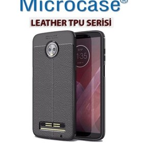 Resim Microcase Motorola Moto Z3 Play Leather Tpu Silikon Kilif + Cam 272914155 - Seçenek / Cam Koruma-Cam Istemiyorum 
