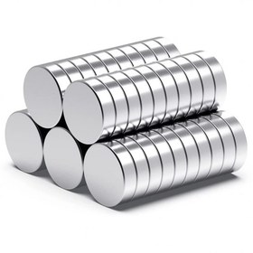 Resim 10 Adet 10x1mm Yuvarlak Neodyum Mıknatıs Güçlü Dayanıklı Magnet Nikel Kaplama 