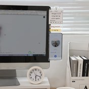 Resim Yan Klips ve Ölçü ile Masa Notu Tahtası, Bilgisayar Ekranı, Cep Telefonu ve Ofis Malzemeleri için Çok Fonksiyonlu Masaüstü Tutucu - Beyaz, Cep Telefonu Tutucu | Modern Masa Aksesuarı | Dayanıklı Masa Aksesuarı, Masa Aksesuarları Ofis 