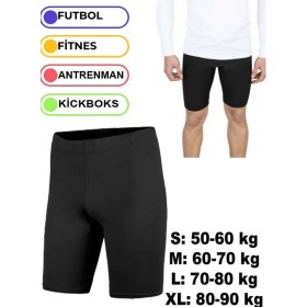 Resim Liggo Likralı Sporcu Taytı Futbol Tayt Şort Altı Tayt 