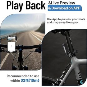 Resim Mini Wıfı Aksiyon Kamerası 1080P Taşınabilir Vücut Kamerası Giyilebilir Video Kaydedici Ipx7 