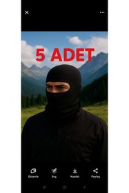 Resim MOONS COSMETIC Termal Kar Yüz Maskesi Unisex Pamuklu 5 âdet fiyatıdır 