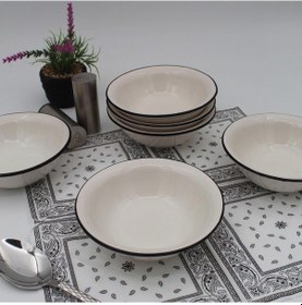 Resim Anka 14 Cm Seramik Çorba Kasesi 6 Adet 