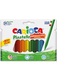Resim Carioca Plastello SuperResistente Pastel Boya 24'lü 