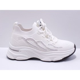 Resim Guja Taşlı triko rahat Ayakkabı ( kalıbı 1 numara küçüktür ) 