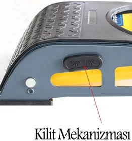 Resim NUBLADO Ayaklı Tipi Hava Pompası Göstergeli Kilitli Çiftli Hava Depolu Teker Araç Bisiklet Pompası MFt. 