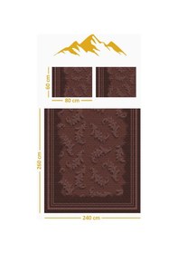 Resim Parlak Kadife Kumaş Kapitoneli Çift Kişilik Yatak Örtüsü Seti 3 Parça Cky0063 Renkli 